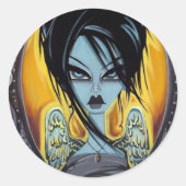 Wings of Desire Ronde Sticker (Voorkant)