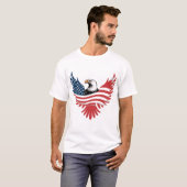 Wings of Freedom – American Eagle USA T-shirt (Voorkant volledig)