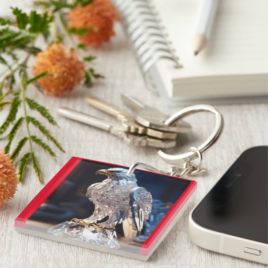 "Wings of Freedom: Eagle Edition Sleutelhanger" Sleutelhanger (Voorkant Rechts)