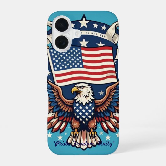 "Wings of Freedom" iPhone 16 Hoesje (Achterkant)