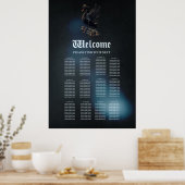 Wings of Freedom is de zwarte zwaan op het skatebo Poster (Keuken)