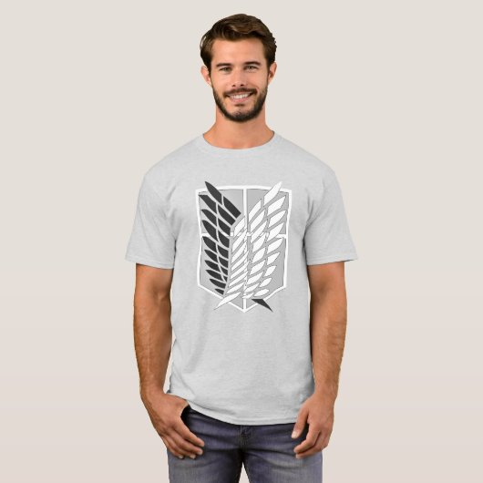 Wings of Freedom — Survey Corps Emblem Tee T-shirt (Voorkant volledig)
