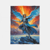 Wings of Glory Fleece Deken (Voorkant)