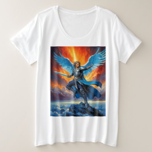 Wings of Glory Grote Maat T-shirt (Design voorkant)