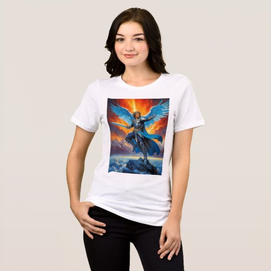 Wings of Glory Tri-Blend Shirt (Voorkant volledig)