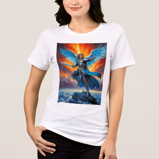 Wings of Glory Tri-Blend Shirt (Voorkant)