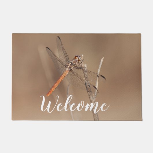 Wings of Gold Dragonfly Deurmat (Voorkant)