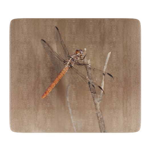 Wings of Gold Dragonfly Snijplank (Voorkant)