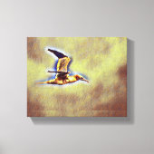 Wings of Harmony: Vogels in de open lucht Canvas Afdruk (Voorkant)