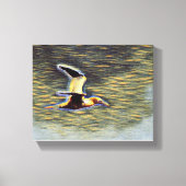 Wings of Harmony: Vogels in de open lucht Canvas Afdruk (Voorkant)