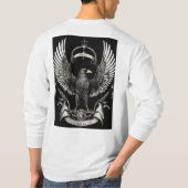 Wings of Legacy: De majestueuze Black Crow familie T-shirt (Achterkant)