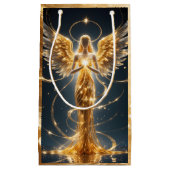 Wings of Light – Golden Angel Gift Bag Klein Cadeauzakje (Voorkant)
