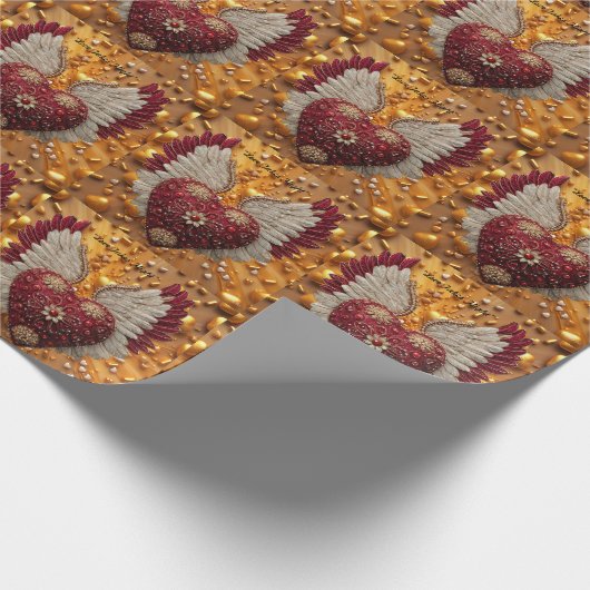 "Wings Of Love" Cadeaupapier (Hoek)