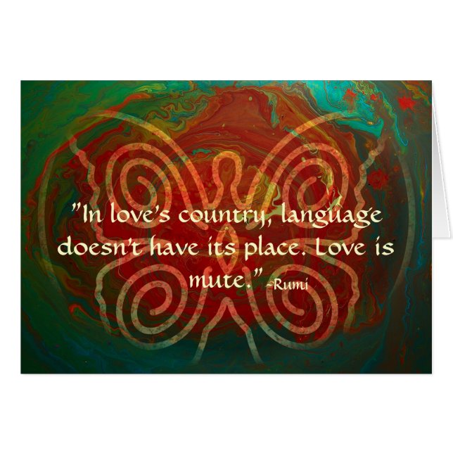 Wings of Love-Rumi and Poetic Art (Voorkant Horizontaal)