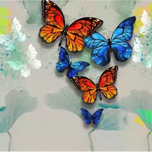 "Wings of Love Wenskaart" Bedankkaart