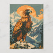 Wings of Majesty: Golden Eagle Briefkaart (Voorkant)