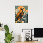 Wings of Majesty: Golden Eagle Poster (Thuiskantoor)