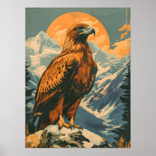 Wings of Majesty:  Golden Eagle Poster