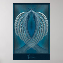 Wings of Peace Abstracte kunst Poster