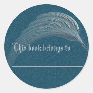 Wings of Peace Abstracte kunst Ronde Sticker