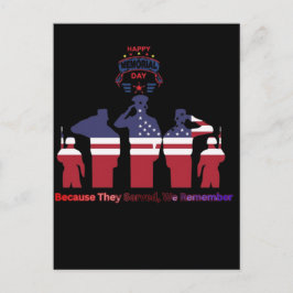 Wings of remembrance black briefkaart