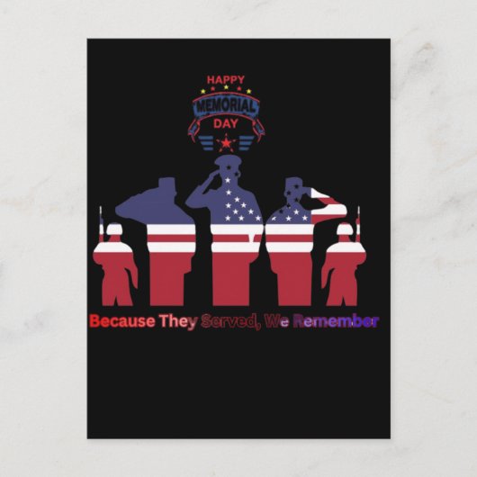 Wings of remembrance black briefkaart (Voorkant)