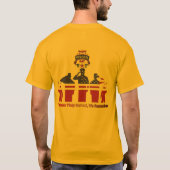 Wings of remembrance gold t-shirt (Achterkant)