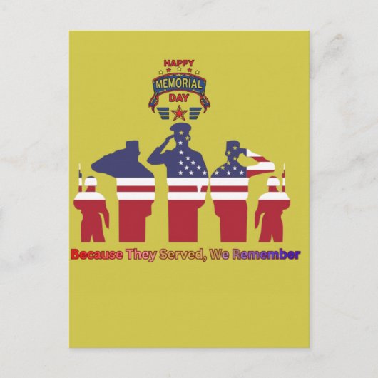 Wings of remembrance mustard yellow briefkaart (Voorkant)