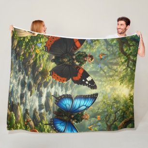 Wings of the Grove premium fantasiedekens Fleece Deken