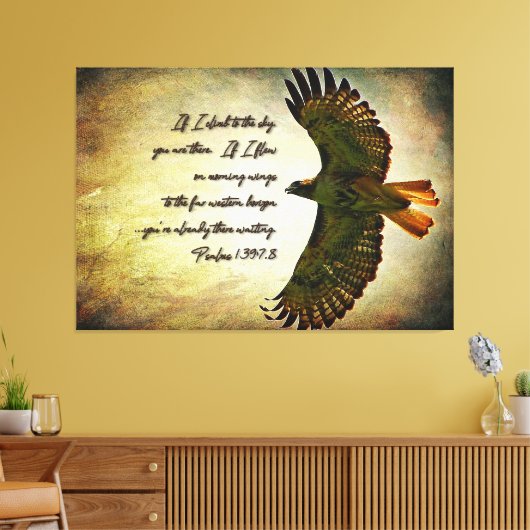 Wings of the Morning Inspirerend Canvas Afdruk (Insitu (Woonkamer))
