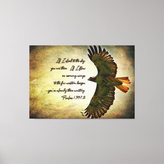 Wings of the Morning Inspirerend Canvas Afdruk (Voorkant)