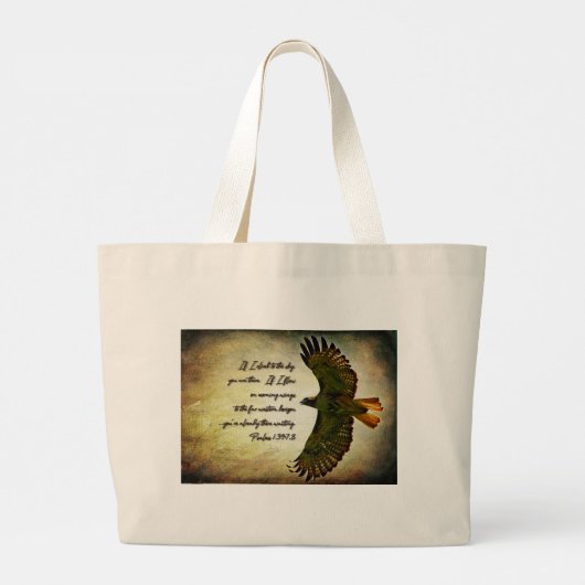 Wings of the Morning Inspirerend Grote Tote Bag (Achterkant)