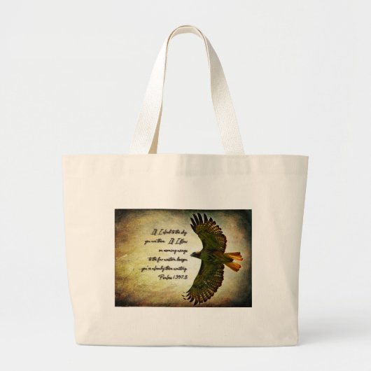 Wings of the Morning Inspirerend Grote Tote Bag (Voorkant)