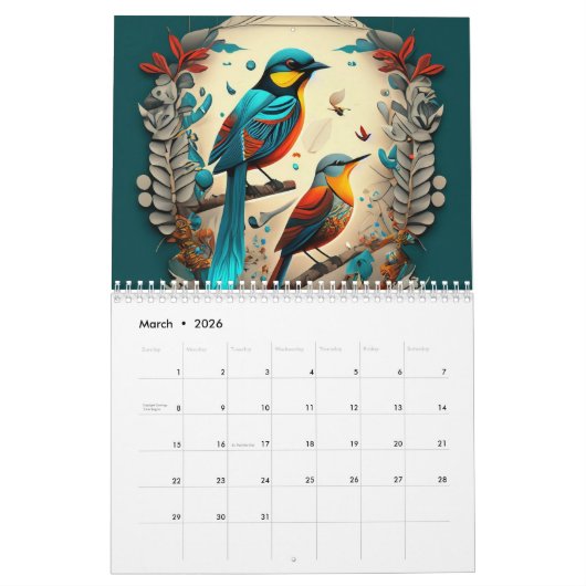 Wings of Time: Kalender 2024 (Mar 2026)