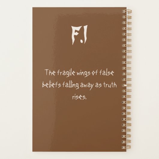 Wings of Truth – Flutter of Illusions Planner (Achterkant)