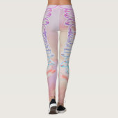 Wings of Wellness: Angelic-geïnspireerde Healing S Leggings (Achterkant)