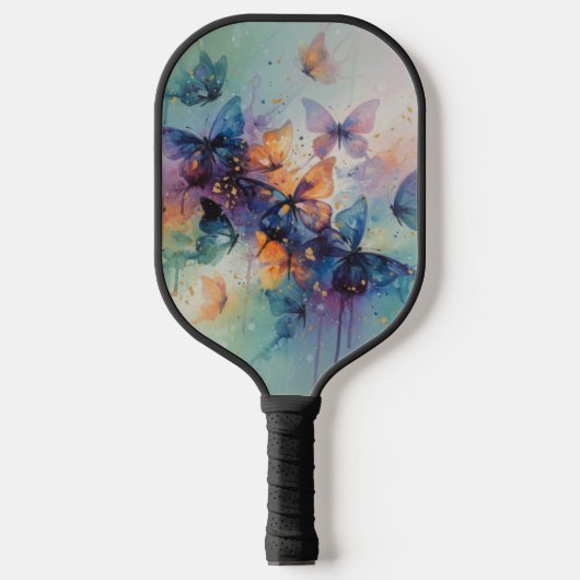 Wings of Whimsy and Light Pickleball Paddle (Voorkant)