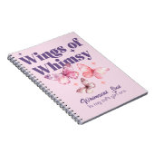 Wings of Whimsy Spiral Notitieboek (Rechterzijde)