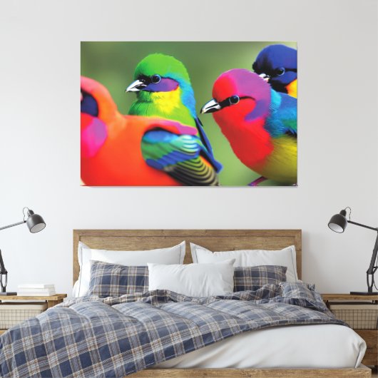 Wings of Wonder Canvas Afdruk (Insitu (Slaapkamer))