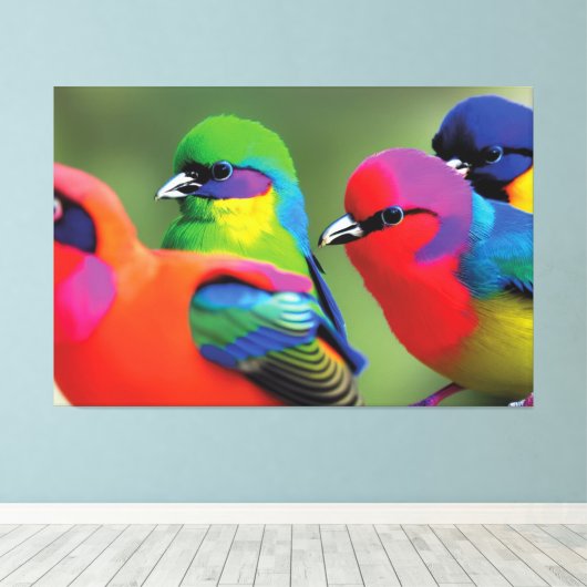 Wings of Wonder Canvas Afdruk (Insitu (Houten vloer))