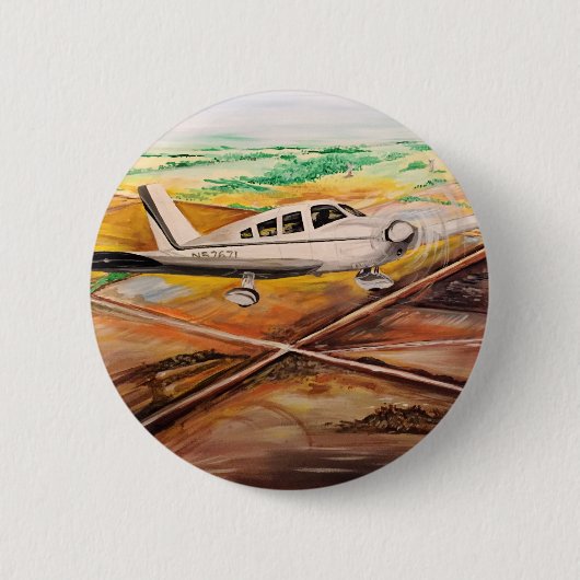 Wings Over Kansas Ronde Button 5,7 Cm (Voorkant)