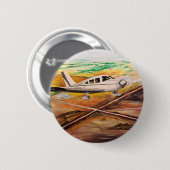 Wings Over Kansas Ronde Button 5,7 Cm (Voorkant /achterkant)