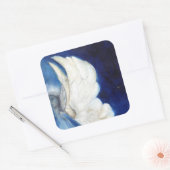 Wings over Londen 2013 Vierkante Sticker (Envelop)