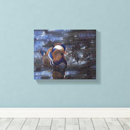 Wings Over The Dock: een vredige ontsnapping Canvas Afdruk (Insitu (Houten vloer))