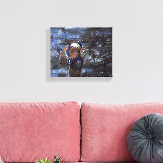 Wings Over The Dock: een vredige ontsnapping Canvas Afdruk (Insitu (Woonkamer))