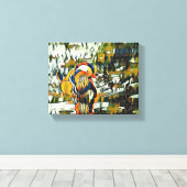 Wings Over The Dock: een vredige ontsnapping Canvas Afdruk (Insitu (Houten vloer))