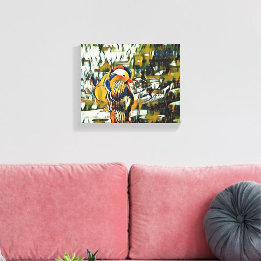 Wings Over The Dock: een vredige ontsnapping Canvas Afdruk (Insitu (Woonkamer))