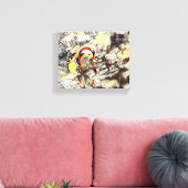 Wings Over The Dock: een vredige ontsnapping Canvas Afdruk (Insitu (Woonkamer))