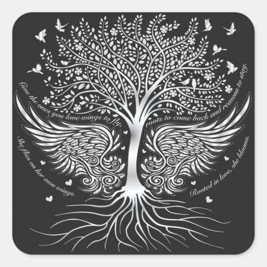 Wings to Fly Set van 20 Stickers (Voorkant)