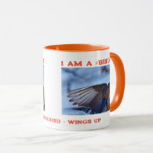 Wings Up Eastern Bluebird Birder Mok (Voorkant rechts)